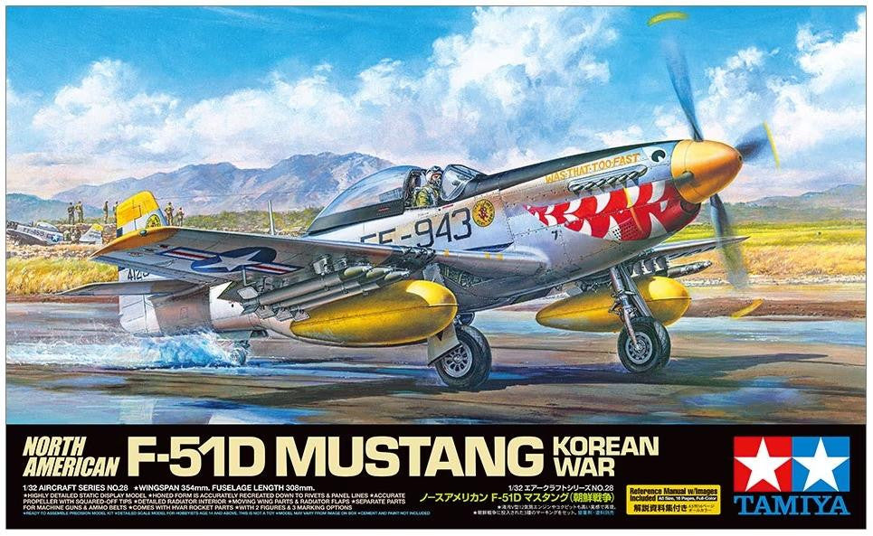 Tamiya 1/32 F-51D Mustang Korean War 60328